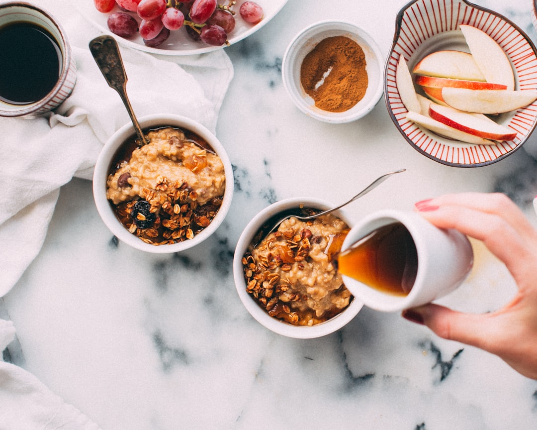 Apple cinnamon porridge fingers