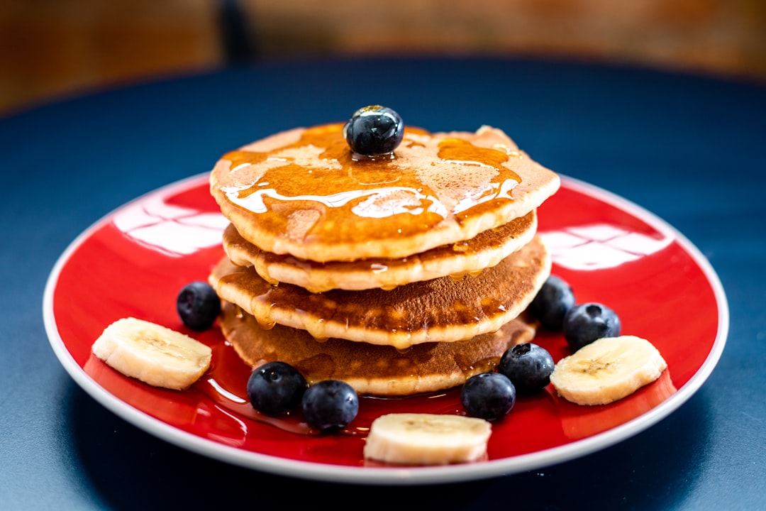 Banana oat pancakes for baby