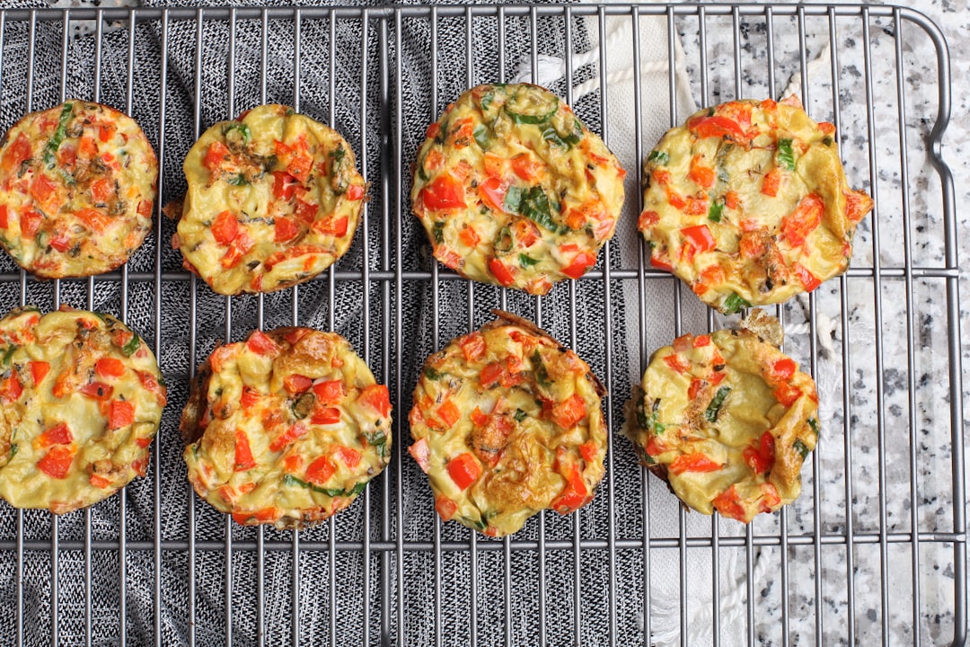 Broccoli and cheese egg muffins